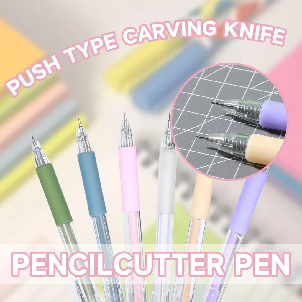 5-piece set craft cutting pens – precision cutter for paper art & DIY projects