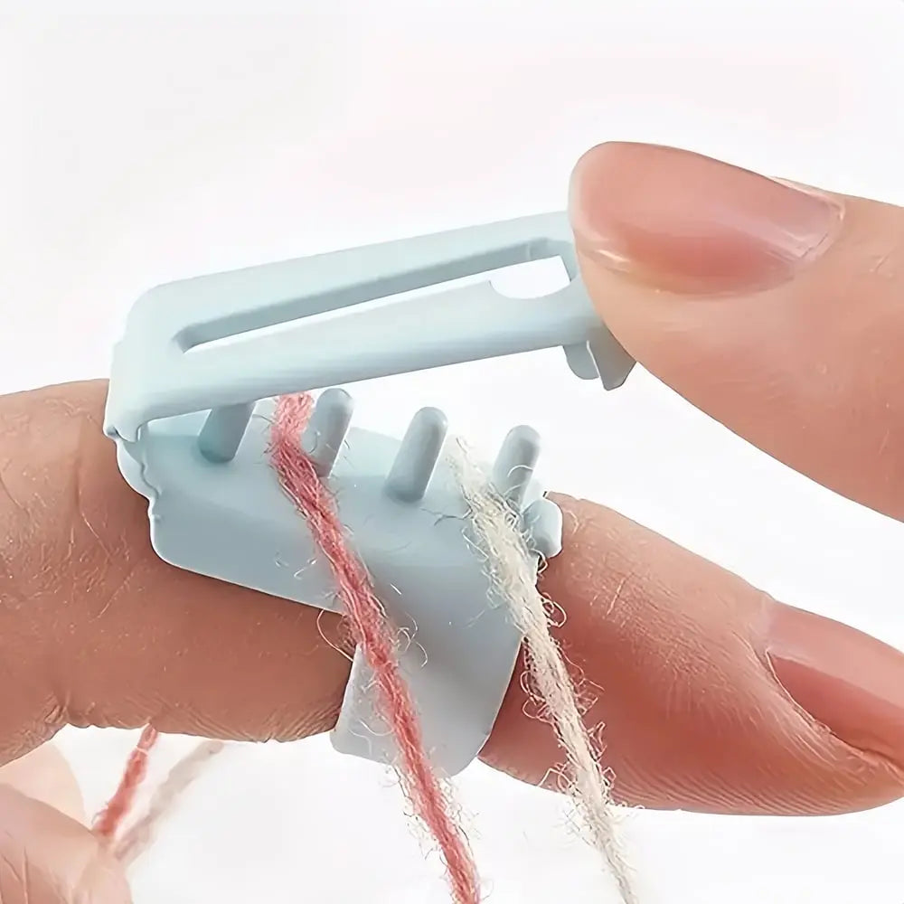 5-piece Set Yarn Guide Ring – for comfortable and fast knitting & crocheting!