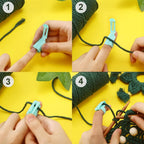 5-piece Set Yarn Guide Ring – for comfortable and fast knitting & crocheting!