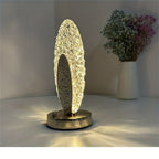 Modern & Luxury Peacock Table Lamp - CrystalGlow
