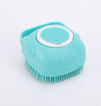 Bathroom Pet Bath Brush Massage Soft Silicone Comb Pet