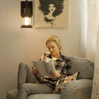 Wall light vintage metal industrial sconce