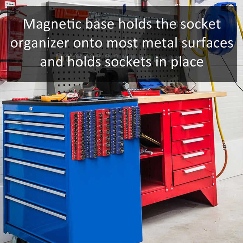 Heavy-Duty Magnetic Socket Organizer