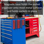Heavy-Duty Magnetic Socket Organizer