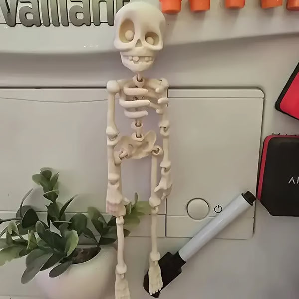 3D printed vintage skeleton magnetic figure