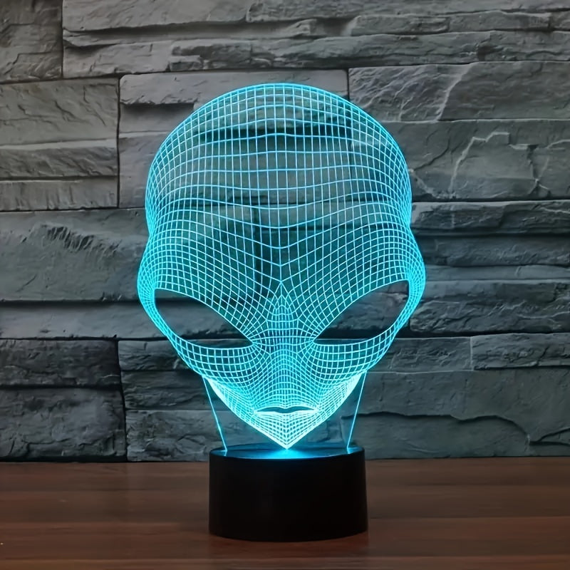 AstroLight – 3D-alien lamp with LED color lighting and touch control