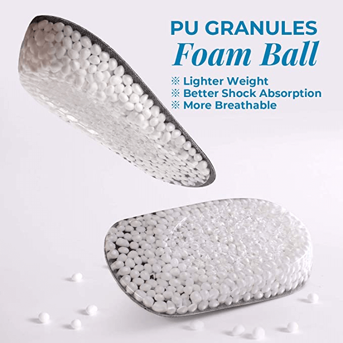 Popcorn invisible reinforcing insole