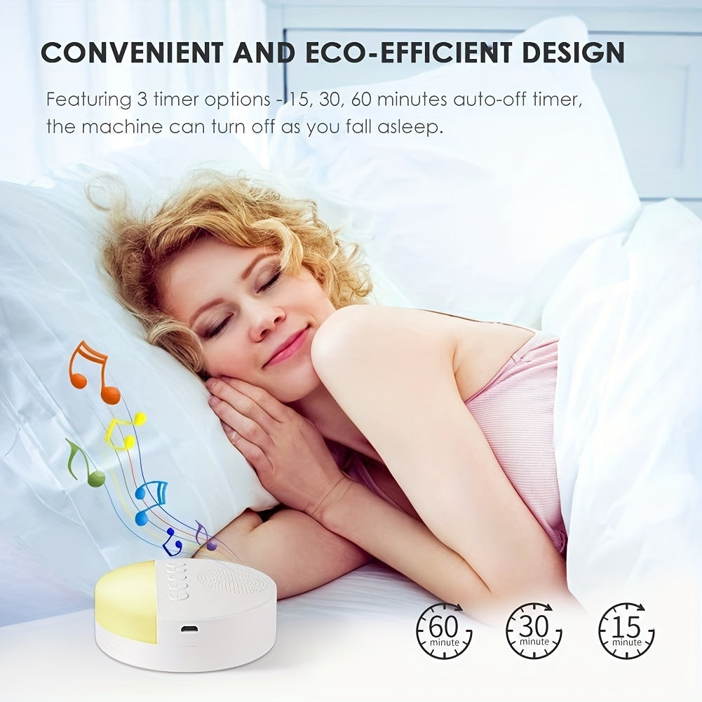 DreamWave White Noise Machine – Soothing Sound Therapy with Timer