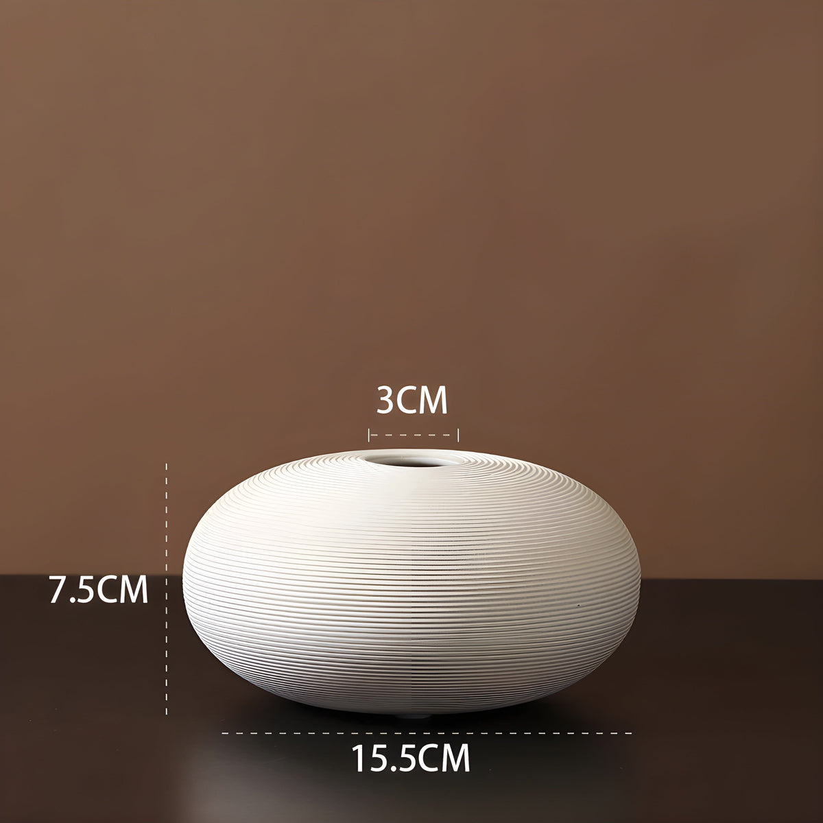 Minimalistic Handcrafted Ceramic Zen Vase