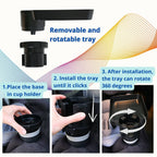 Ergonomic Non-Slip Tablet Holder Kids Adjustable Car Seat Tray