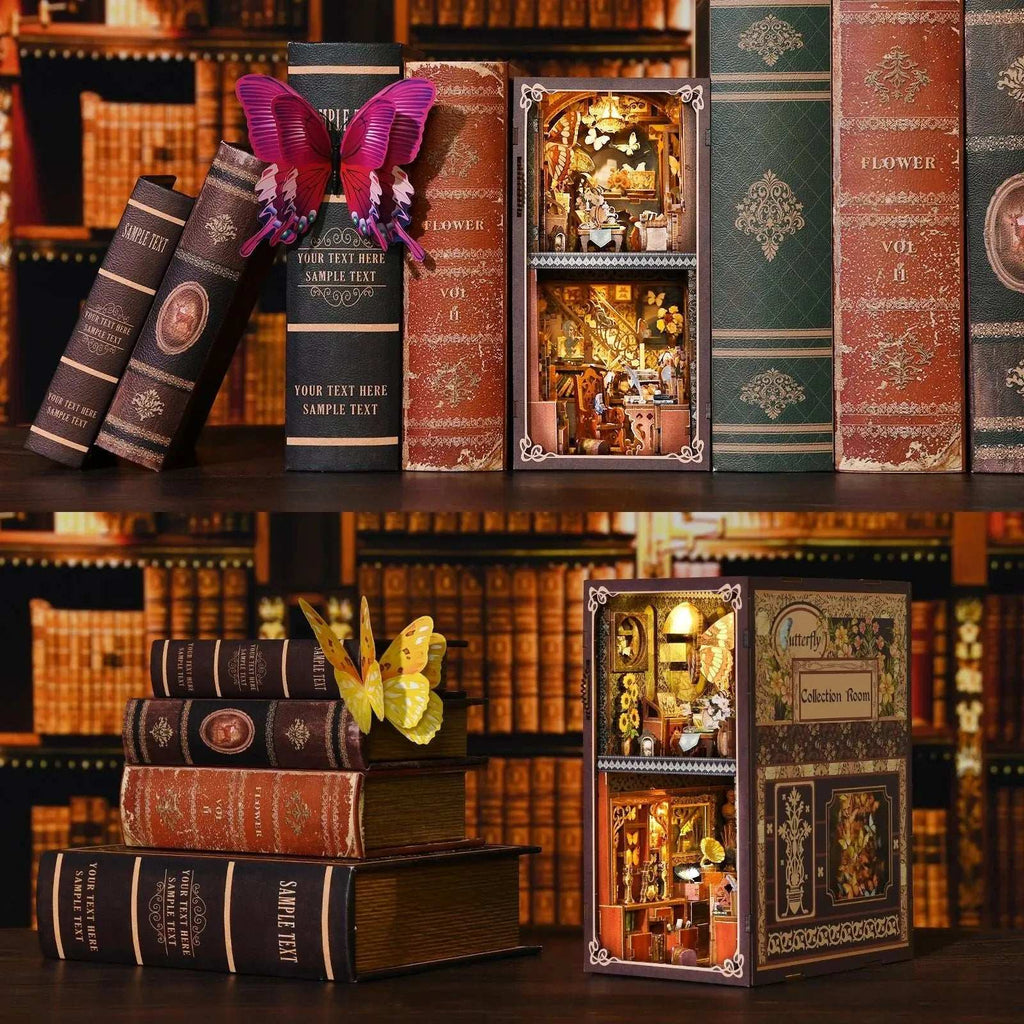 Butterfly Collection Room DIY Book Nook Kit