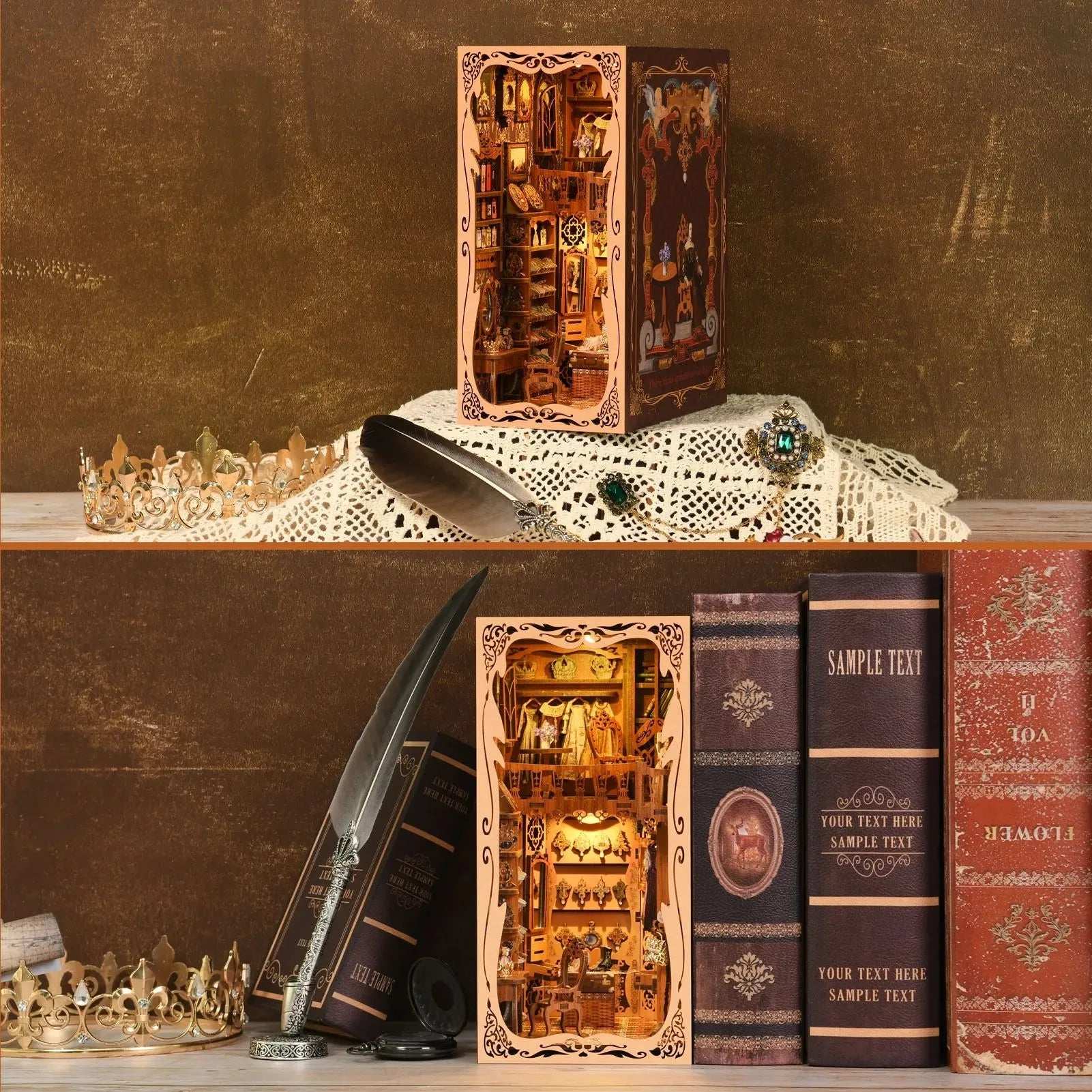 Wardrobe of Duchess DIY Book Nook Kit