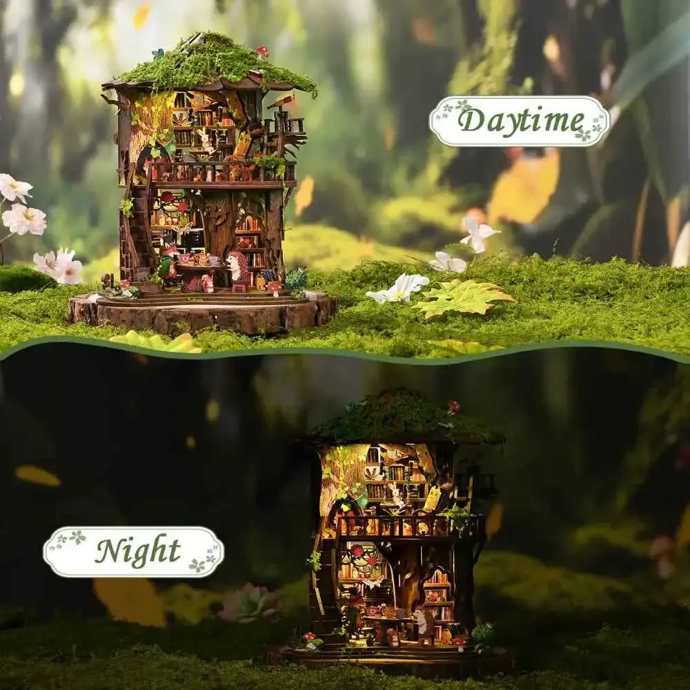 Forest Tea Book Club DIY Mini House Kit l DIY Miniature Kit
