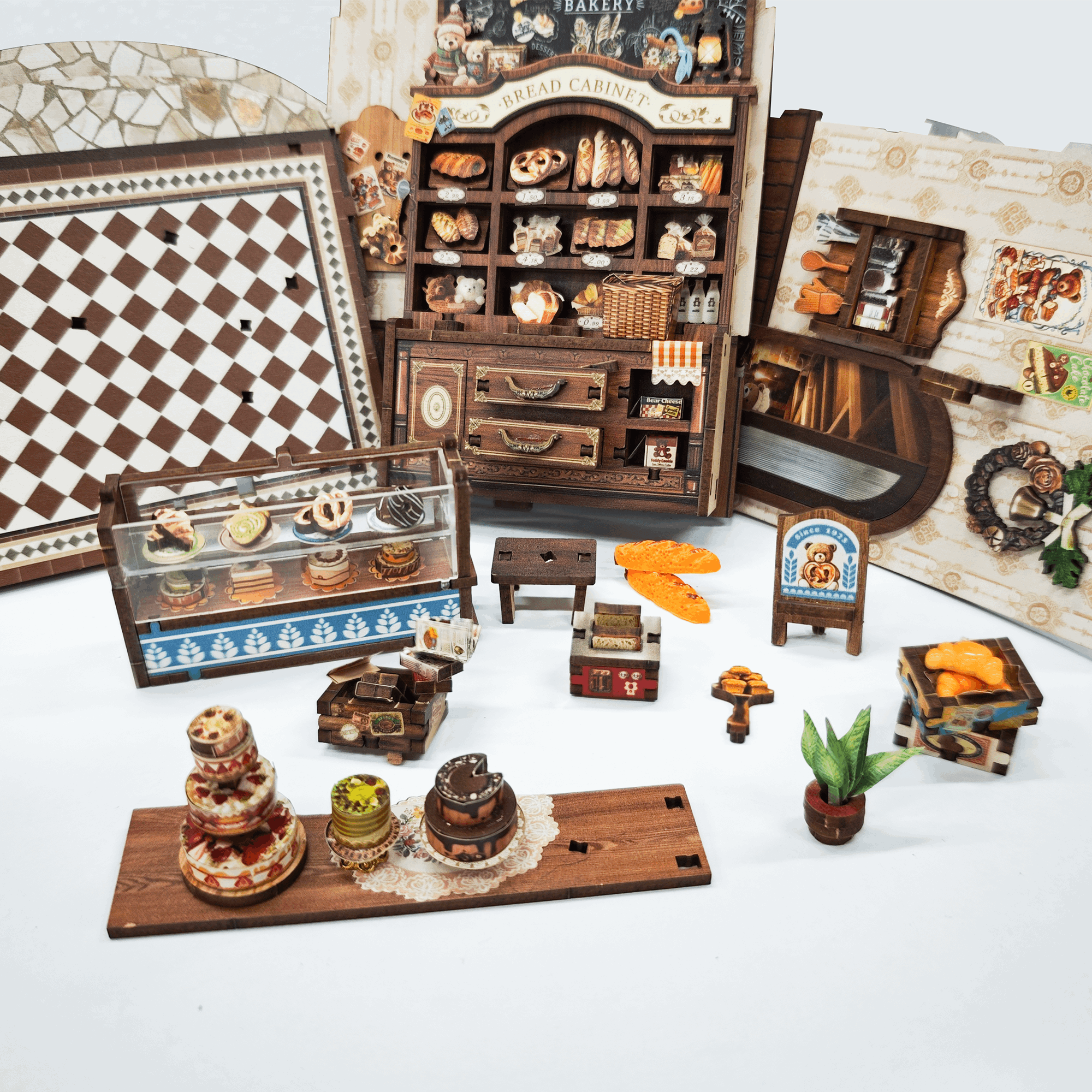 Bear Bakery DIY Book Nook Kit
