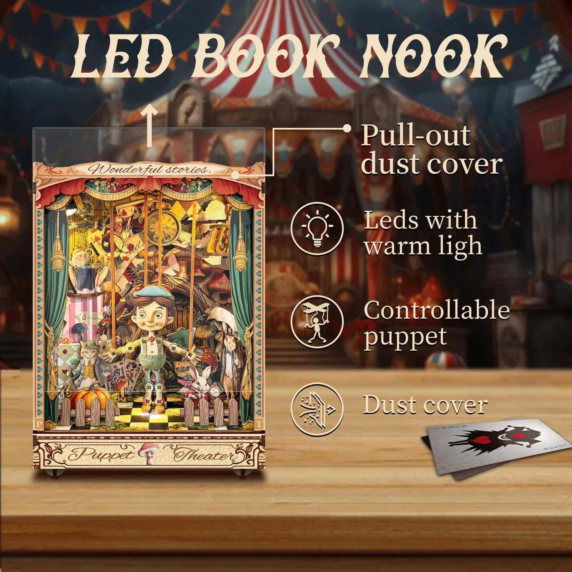 Puppet Theater DIY Book Nook Kit