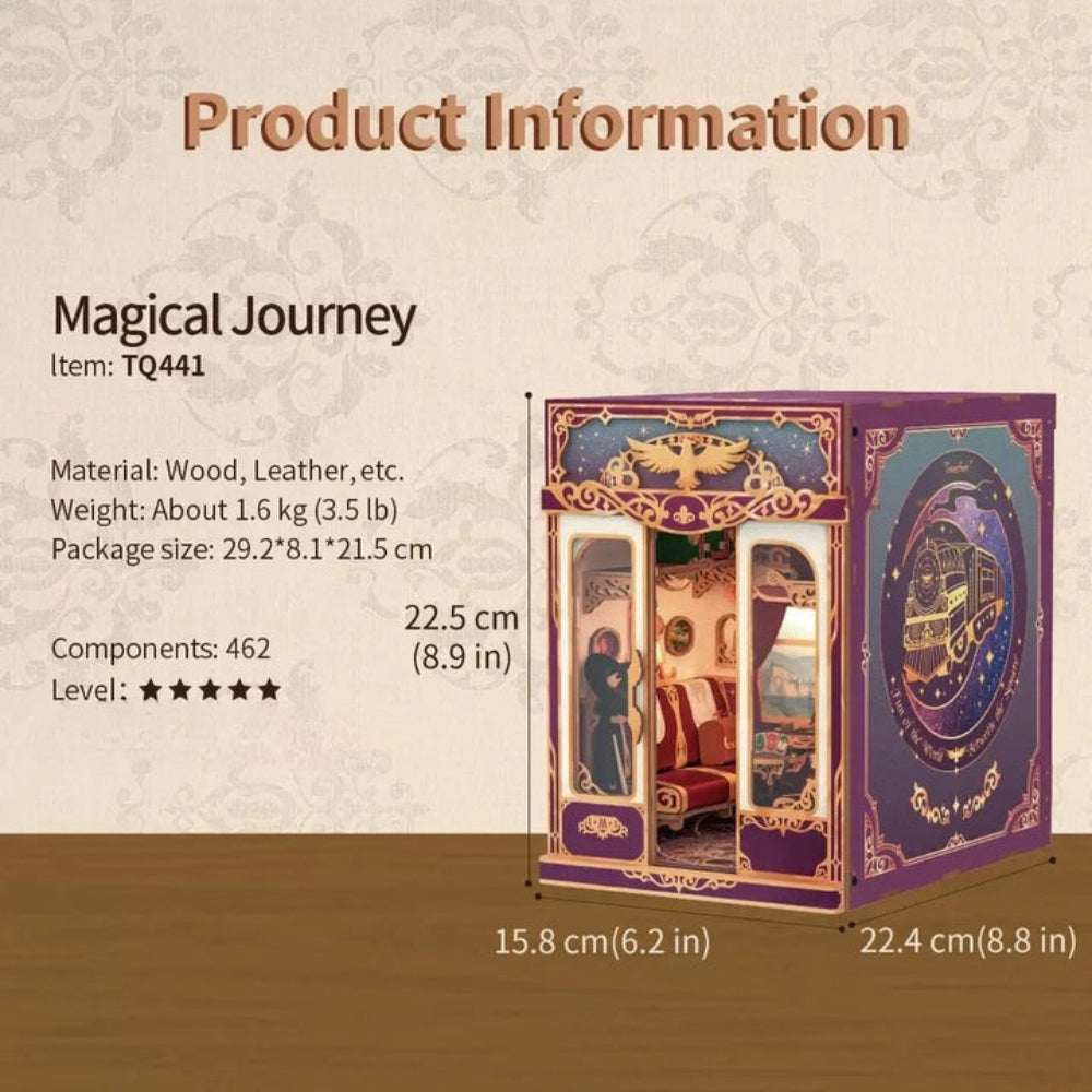 Train Cabin Series – Magical Journey Motion Scene DIY Book Nook Kit