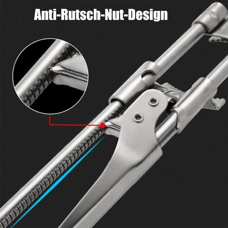 Adjustable multifunctional can opener made of stainless steel