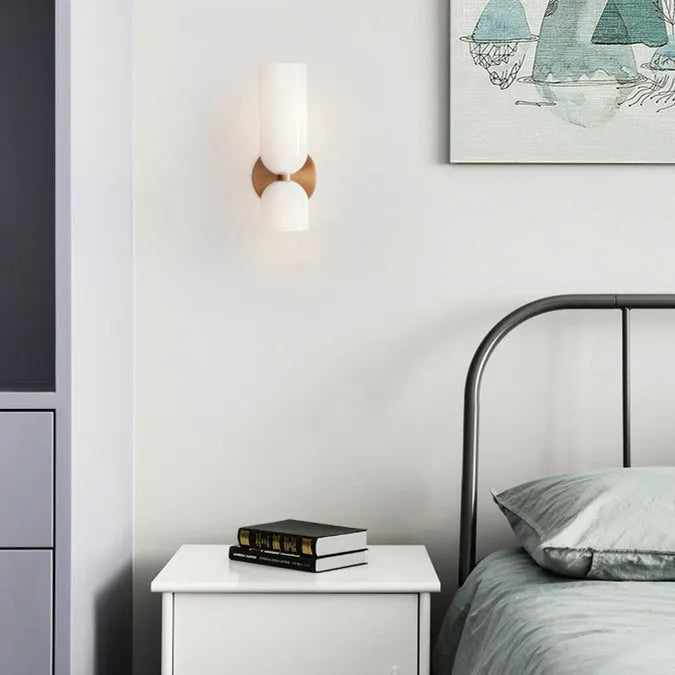 Glass Wall Lamp with LED Technology Combination of Elegance and Functionality