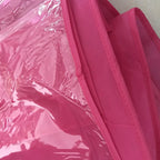 Hanging Handbag Organizer with 6 Clear Pockets and Double-Sided Design
