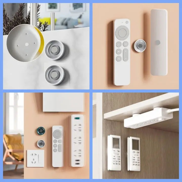 6 pieces | Magnetic storage hook – for keys, remote controls and more