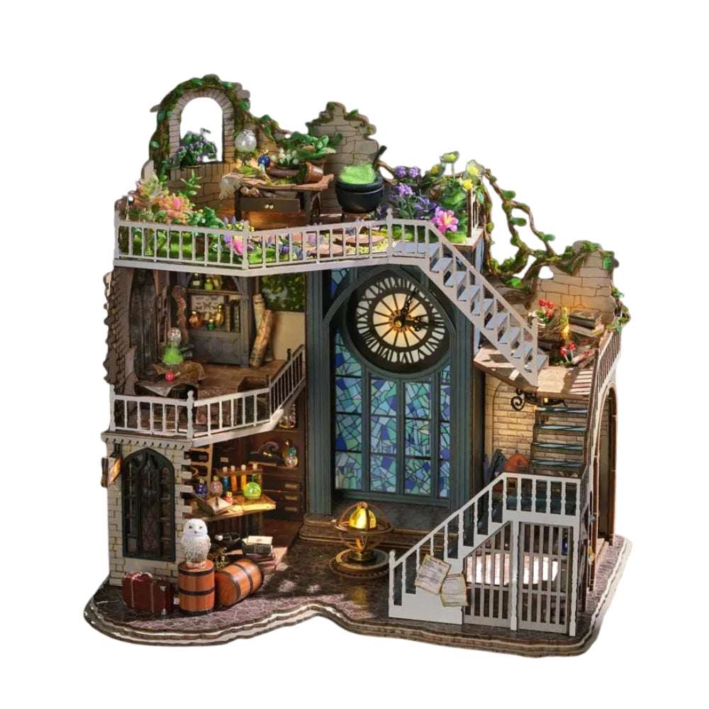 Magician's Hut DIY Mini House Kit l DIY Miniature Kit
