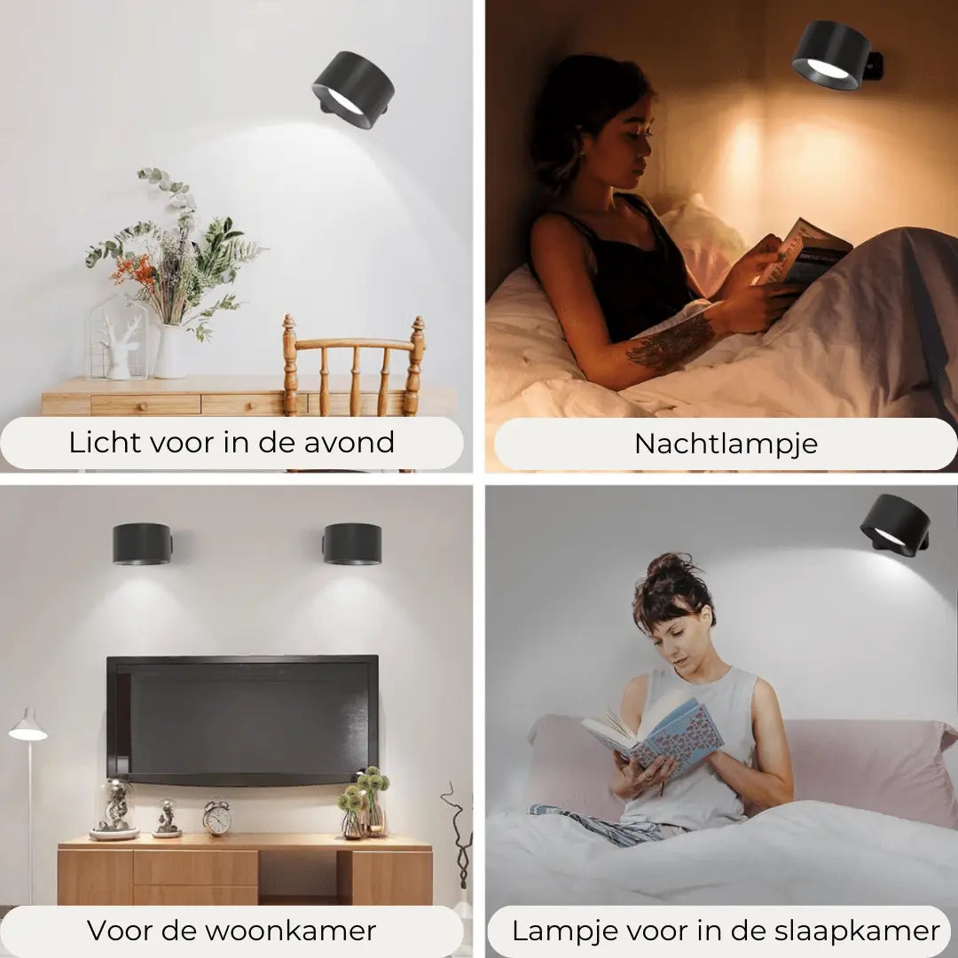 Wall lamp Rechargeable Wireless 360°