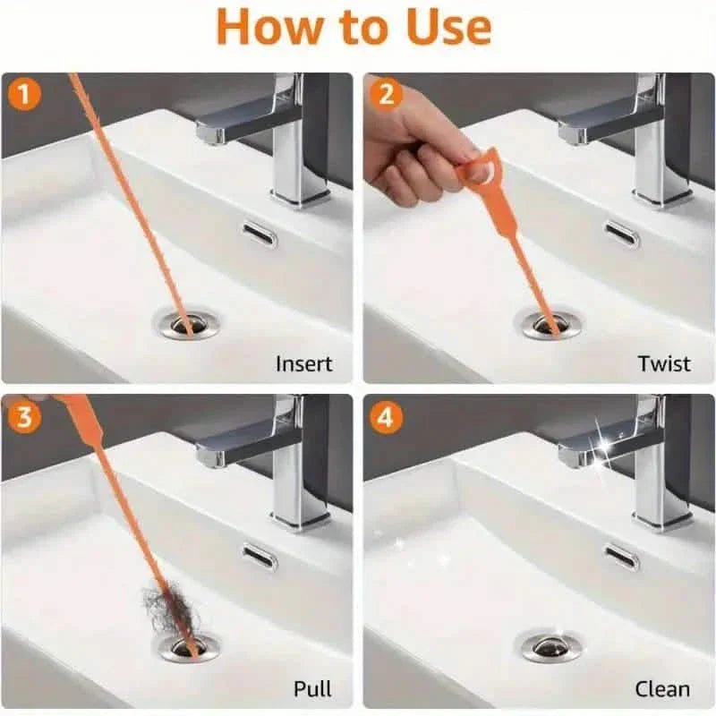 6-Pack: 19.6-Inch Flexible Basic Drain Plug Remover