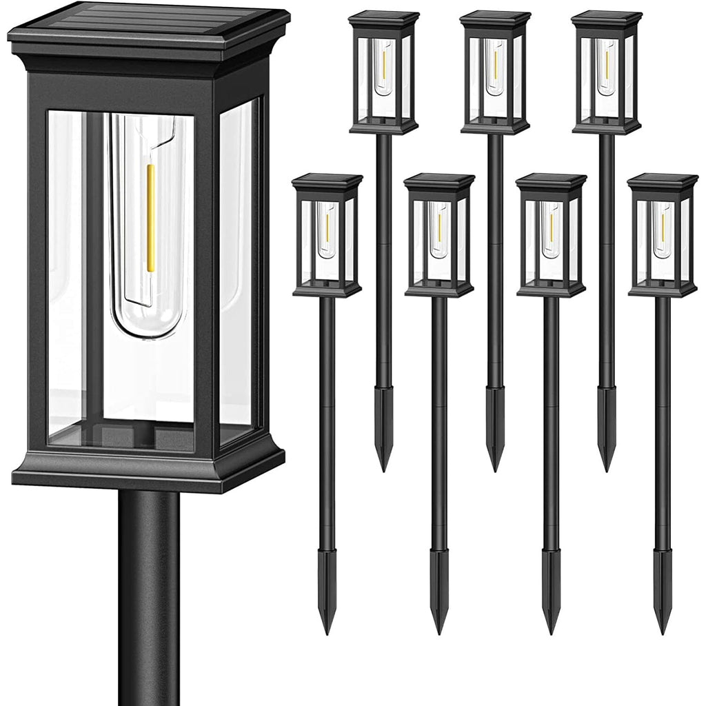 6-Pack: Solar-powered garden lighting IP65 waterproof automatic on off