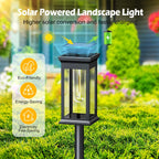 6-Pack: Solar-powered garden lighting IP65 waterproof automatic on off