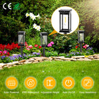 6-Pack: Solar-powered garden lighting IP65 waterproof automatic on off