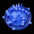 6 Pieces/Set Food Silicone Cover