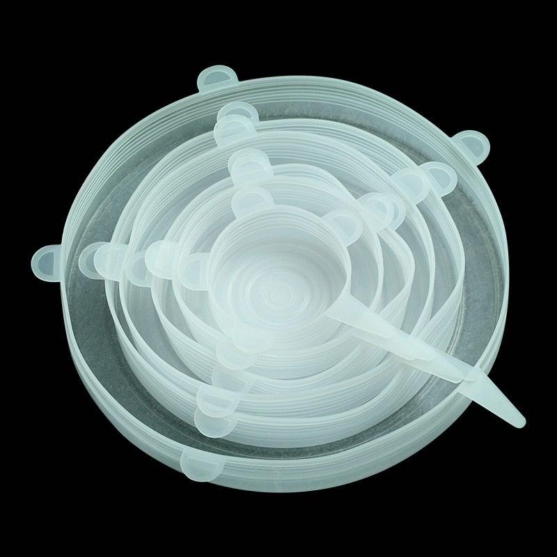 6 Pieces/Set Food Silicone Cover