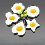 6-Piece: Creative Stainless Steel Egg Cooking Ring Set