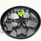 6-Piece: Creative Stainless Steel Egg Cooking Ring Set