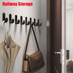6-piece: Easy to install J-shaped hooks