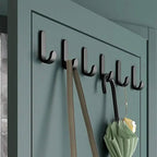 6-piece: Easy to install J-shaped hooks