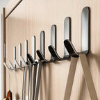 6-piece: Easy to install J-shaped hooks