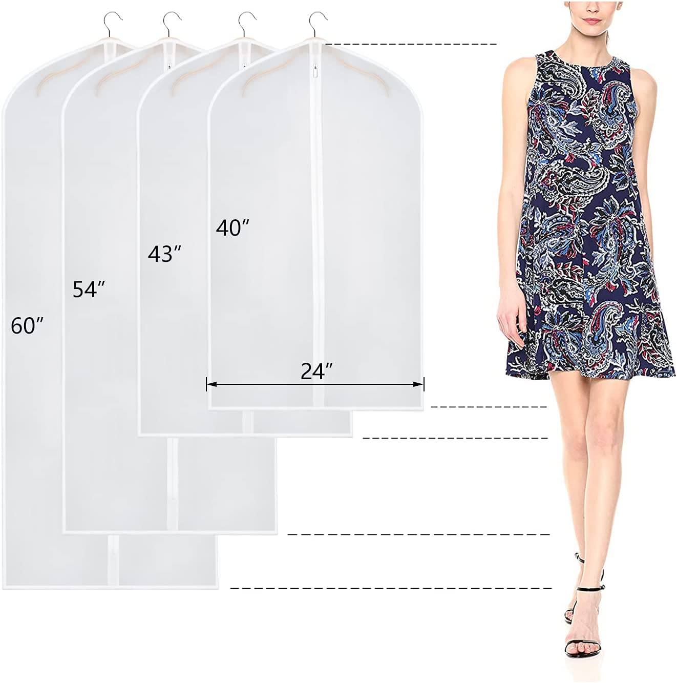 6-piece: Zilink Clear Garment Bag