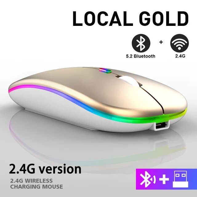 Eindhoven Wireless LED Mouse | Rechargeable Bluetooth mouse