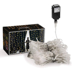 600 LED 9.8 x 19.6 FT. LED curtain lights with 8 light modes and memory function
