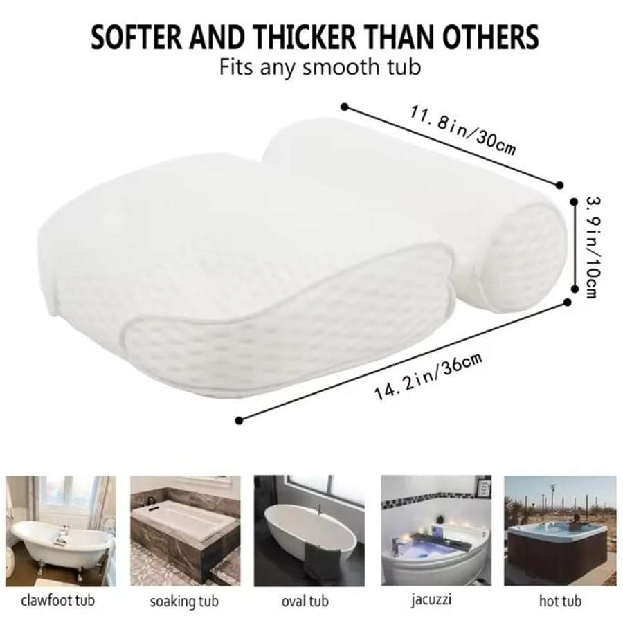 Ergonomic & comfortable for a luxurious bathing experience