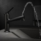 Contemporary Style Faucets Widespread Lever Handles Faucets for Bathroom