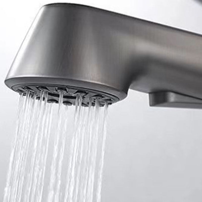 Modern Sink Faucet Lever Handle Copper Low Arc Pull-Out Sink Faucet