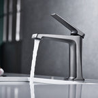 Modern basin tap lever handle copper low arc basin tap