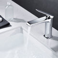 Modern basin tap lever handle copper low arc basin tap