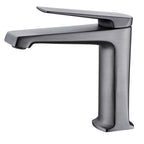 Modern basin tap lever handle copper low arc basin tap