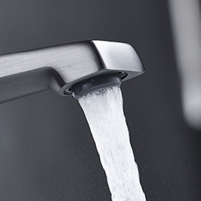 Modern basin tap lever handle copper low arc basin tap