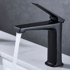 Modern basin tap lever handle copper low arc basin tap