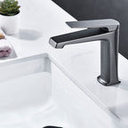 Modern basin tap lever handle copper low arc basin tap