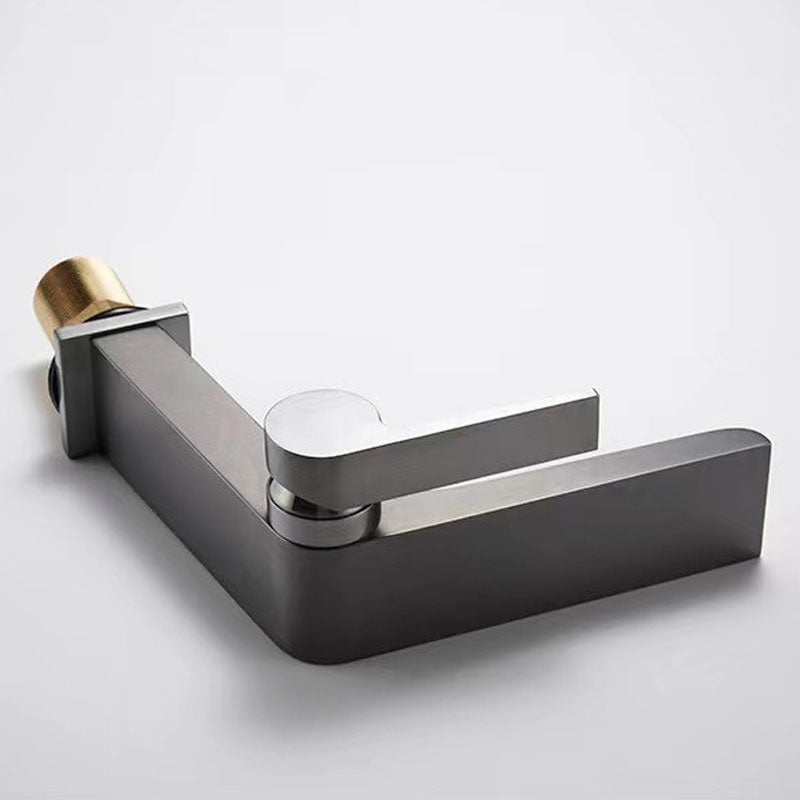 Modern vessel faucet brass lever waterfall spout sink faucet
